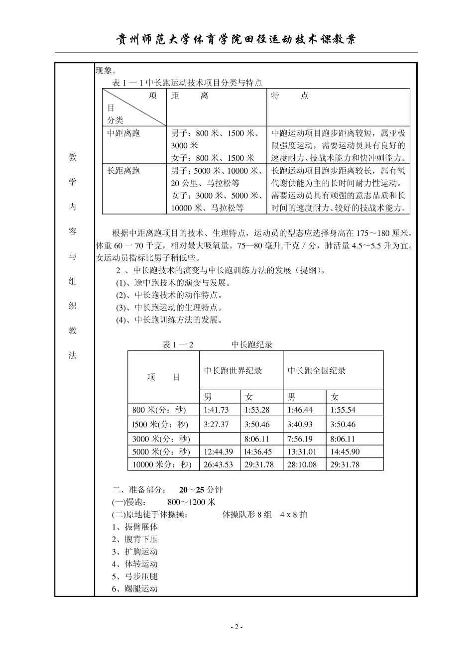 中、长跑技术授课教案_第2页