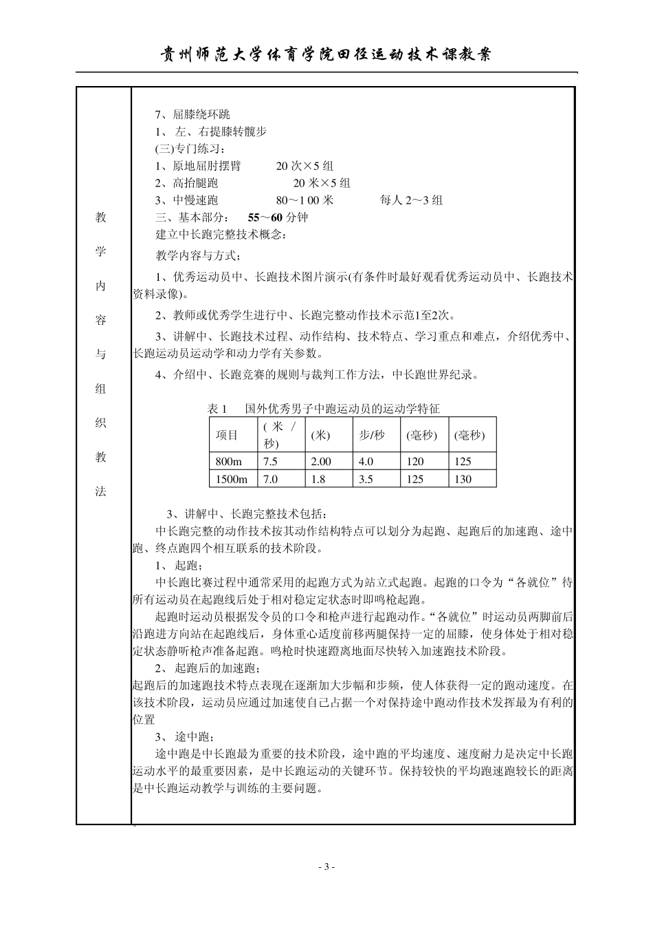 中、长跑技术授课教案_第3页