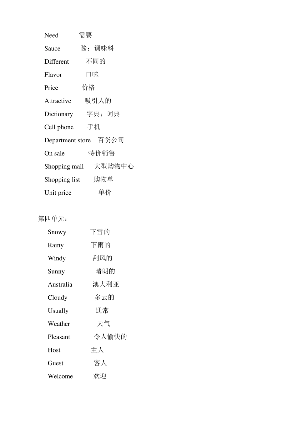 中专英语单词大全_第3页