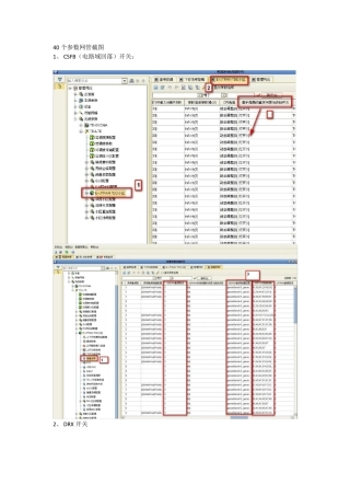 中兴40个参数网管截图