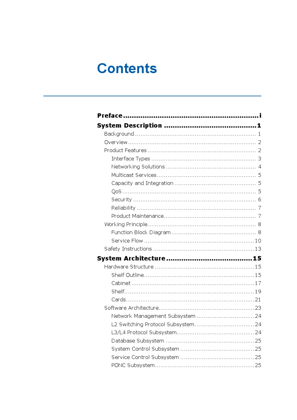 中兴OLTC300用户手册(英文)_第3页
