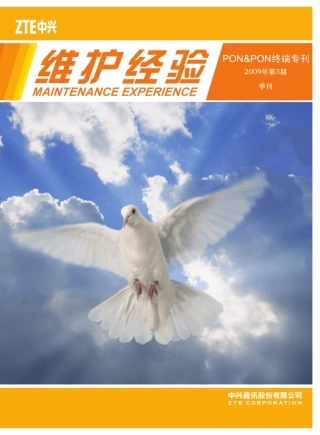 中兴产品维护经验(PON及PON终端专刊)391b
