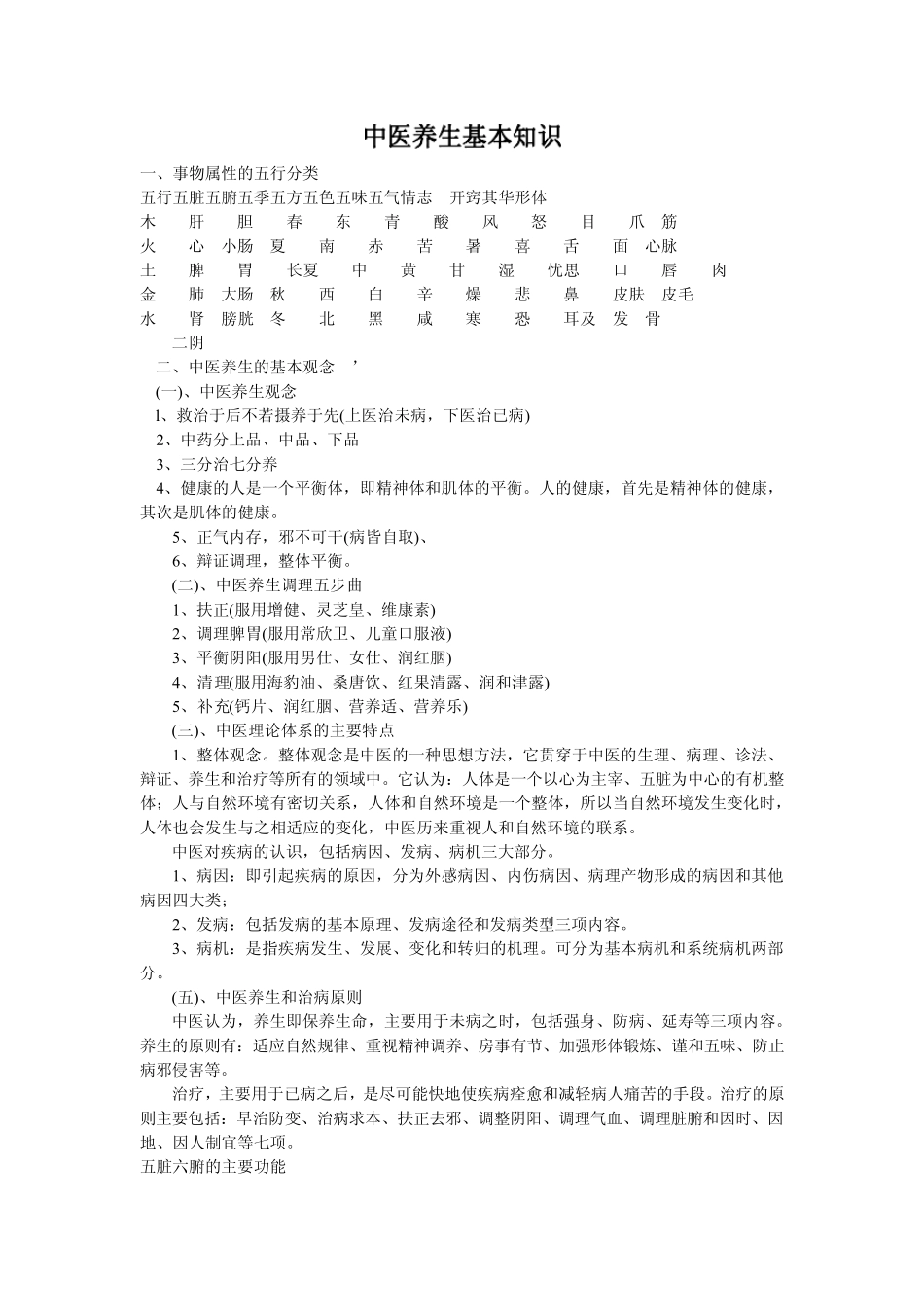 中医养生基本知识_第1页