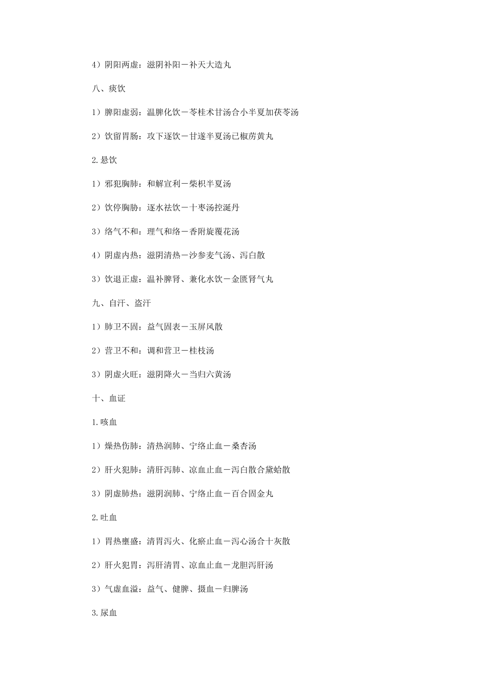 中医内科学精华笔记整理_第3页