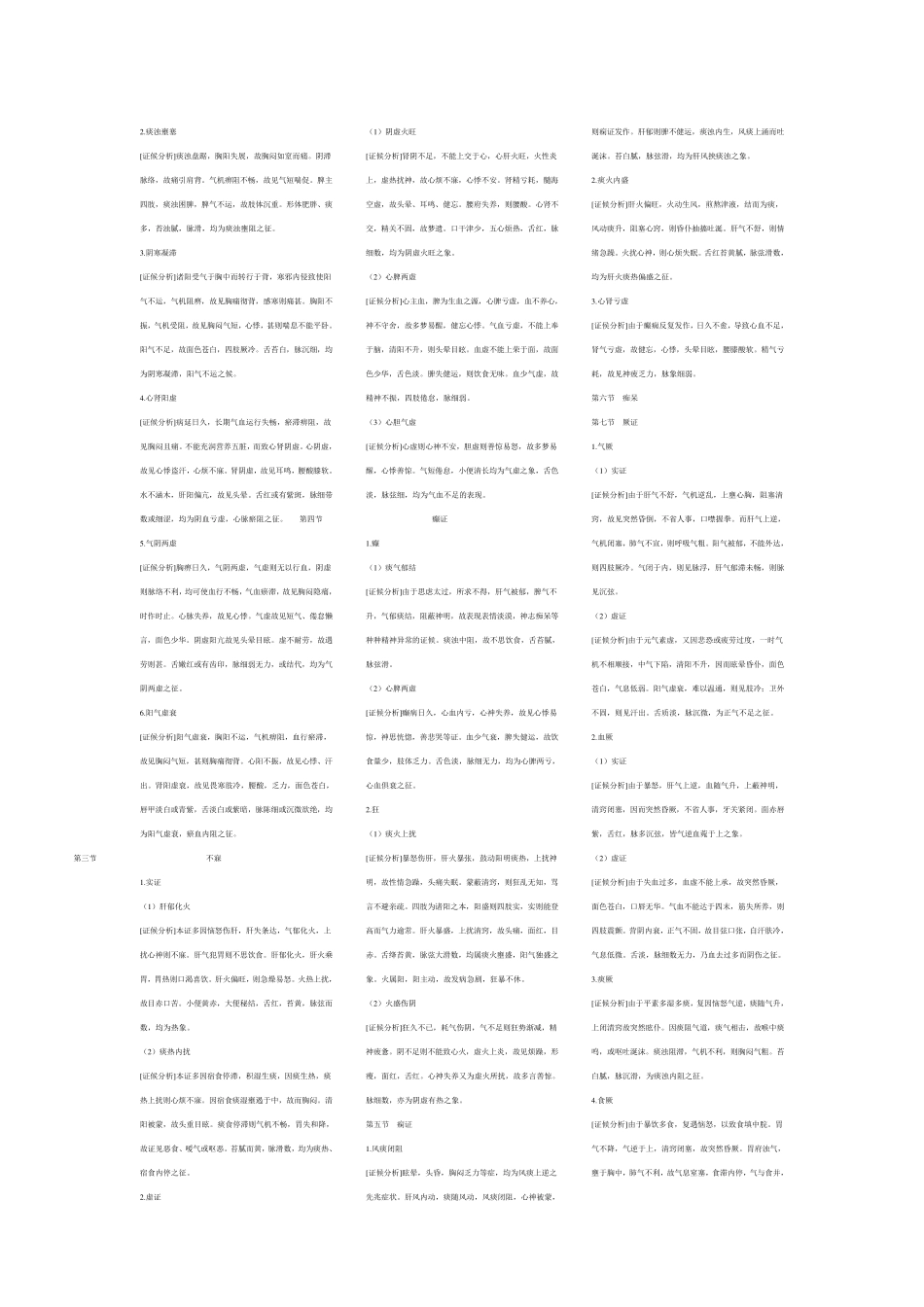 中医内科辩证分析_第3页