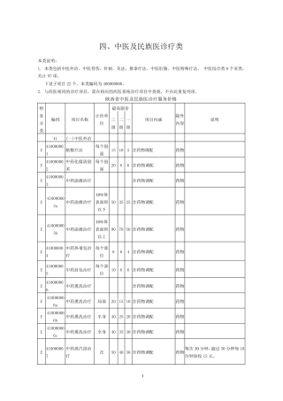 中医及民族医诊疗类