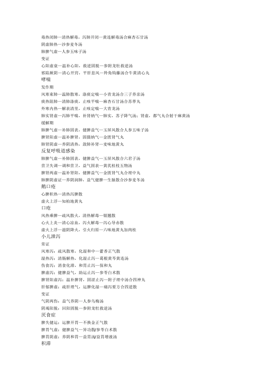 中医执业医师—中医儿科学整理版_第2页