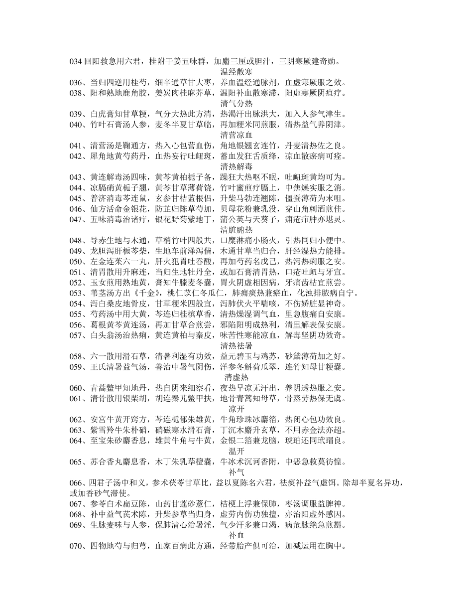 中医方剂学方歌_第2页