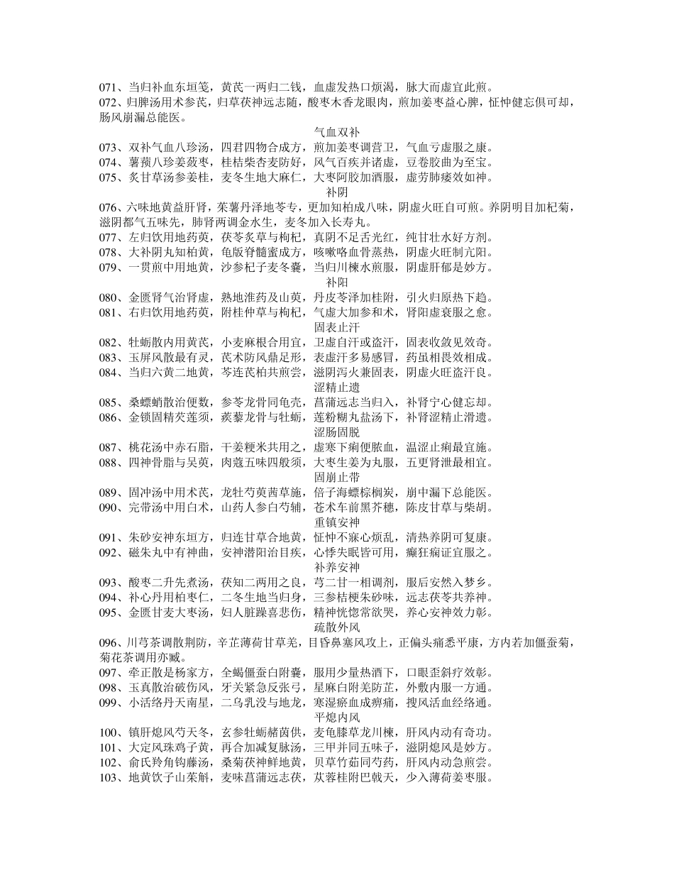 中医方剂学方歌_第3页