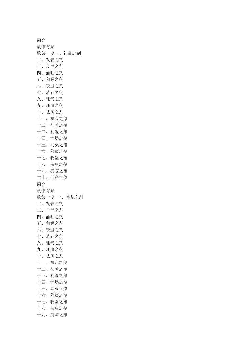 中医经典汤头歌_第1页
