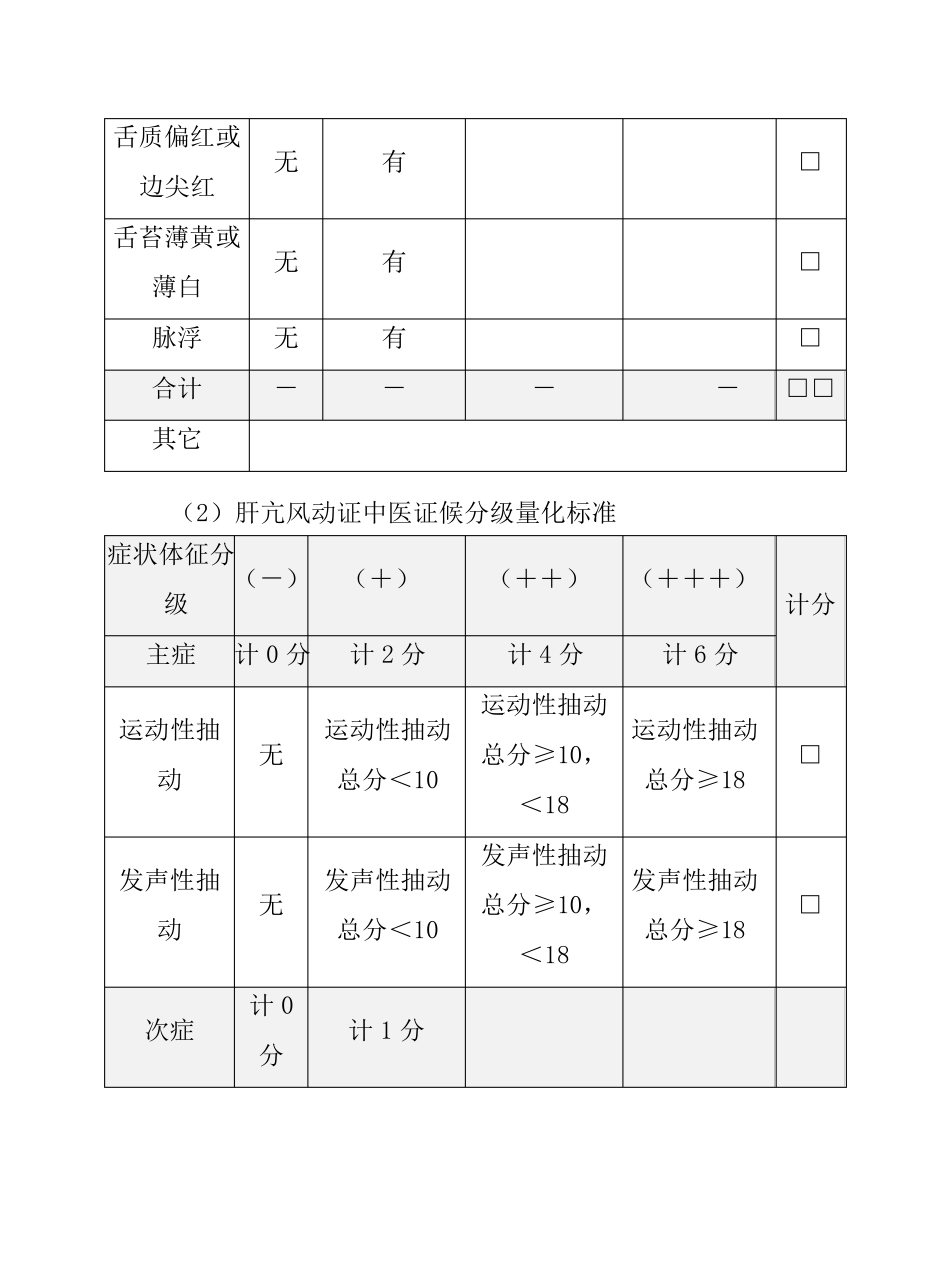 中医证候分级量化标准_第2页
