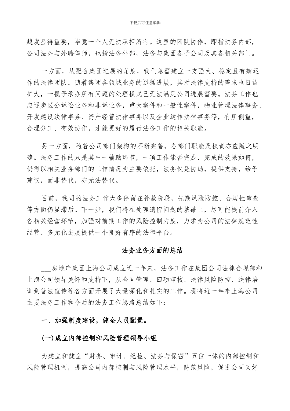 2024年法务业务方面的总结_第2页