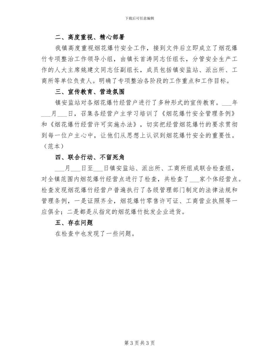 2024年烟花爆竹安全工作总结_第3页