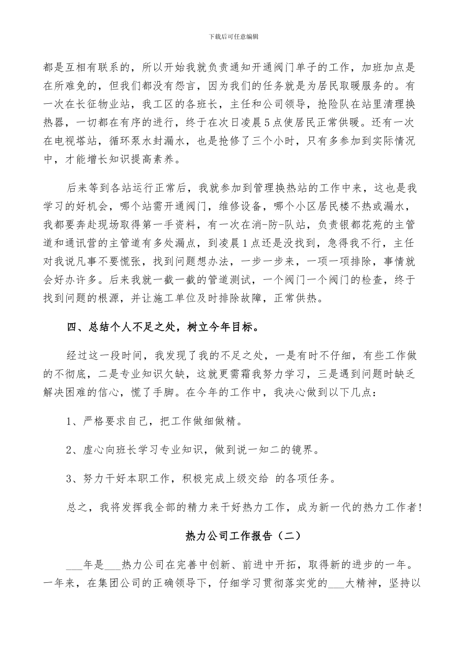 2024年热力公司年度工作总结_第2页