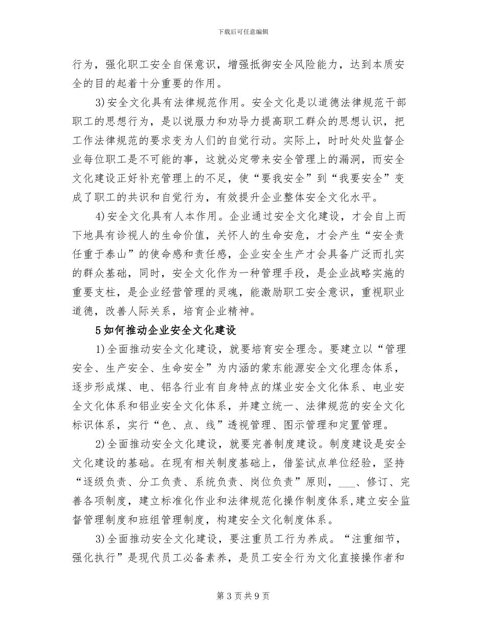 2024年电力企业安全文化活动总结_第3页