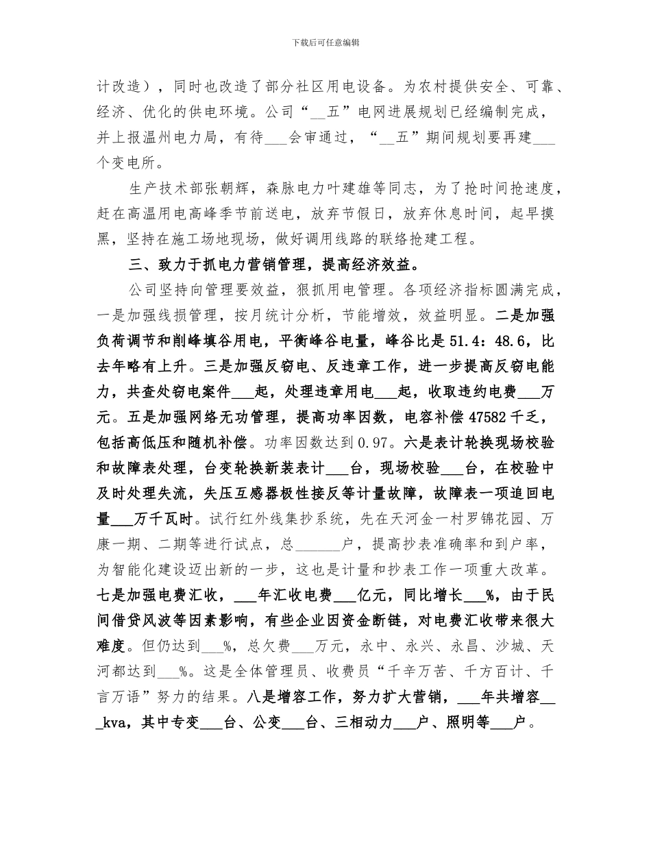 2024年电力公司终总结_第3页