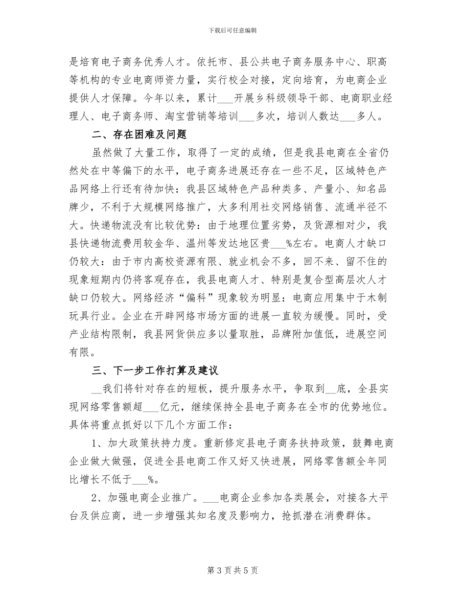 2024年电子商务工作总结_第3页