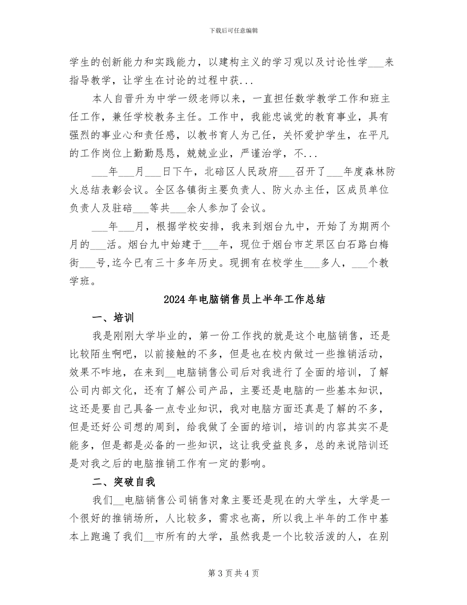 2024年电脑销售个人总结范文_第3页