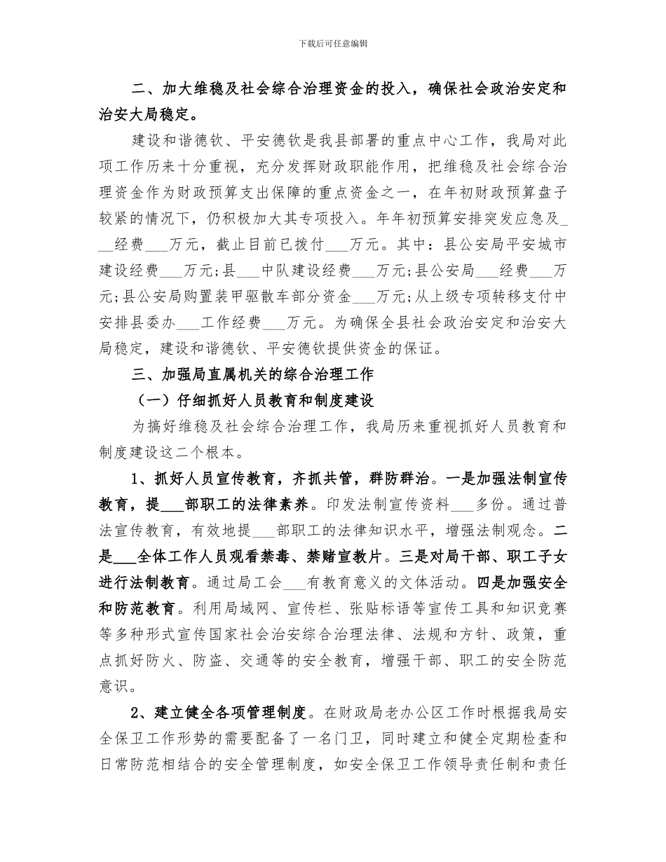 2024年社会治安综合治理年终总结_第2页