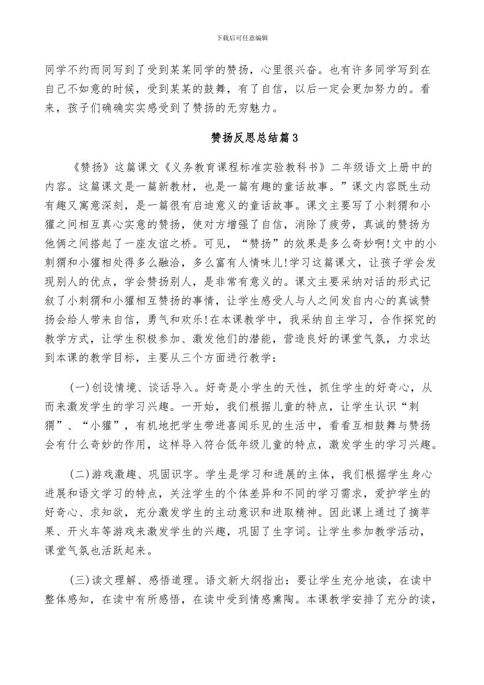 2024年称赞反思总结范文_第2页