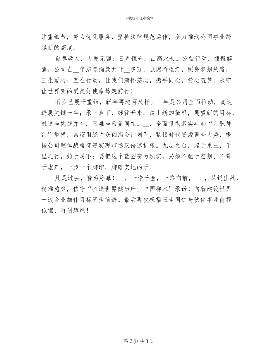 2024年精彩的总经理总结致辞六_第3页