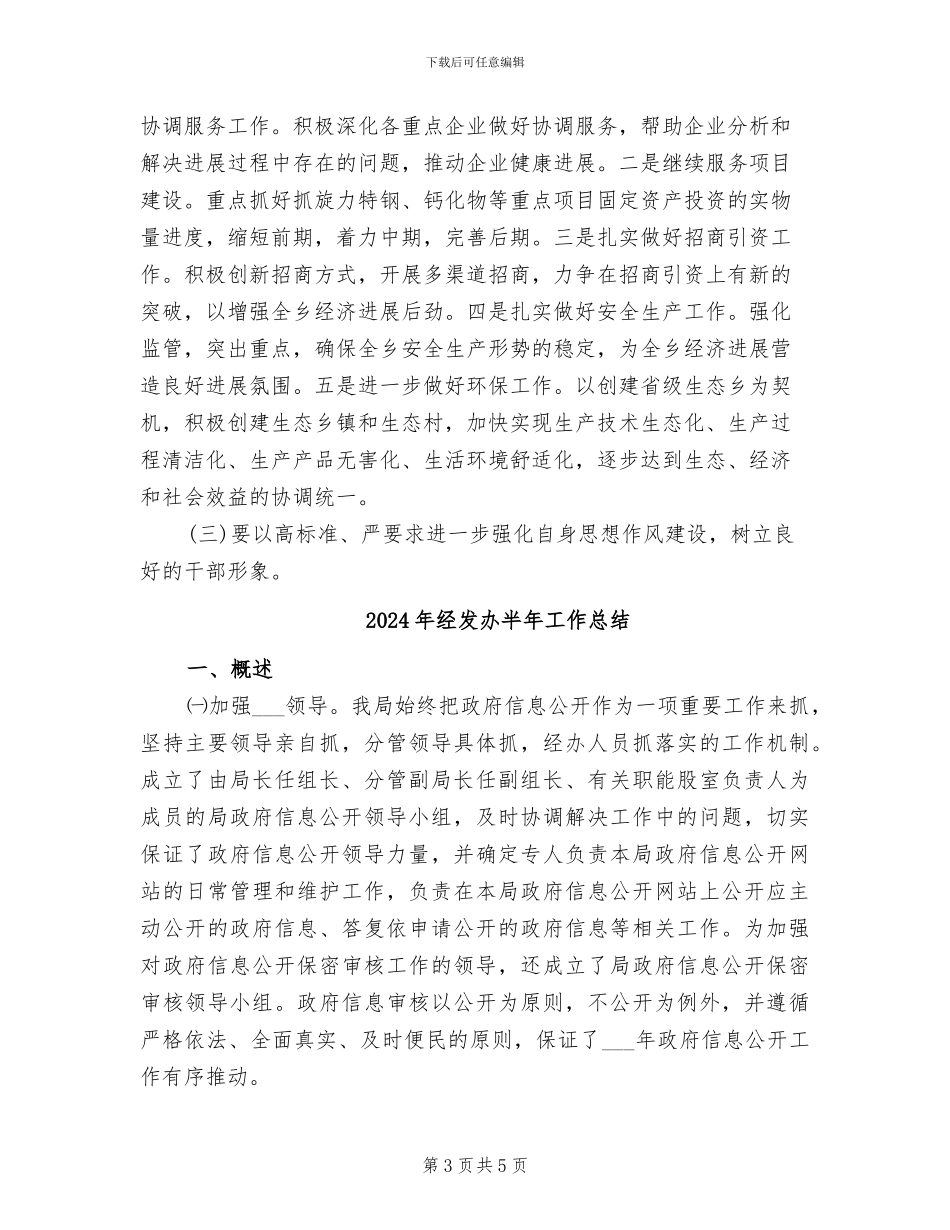 2024年经发办个人工作总结范文_第3页