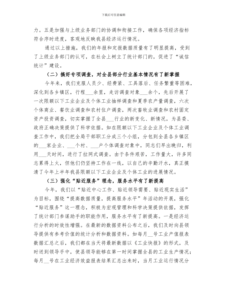 2024年统计局工作总结文章_第3页