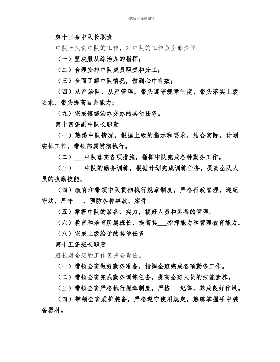 2024年综治专职巡逻队工作小结_第3页