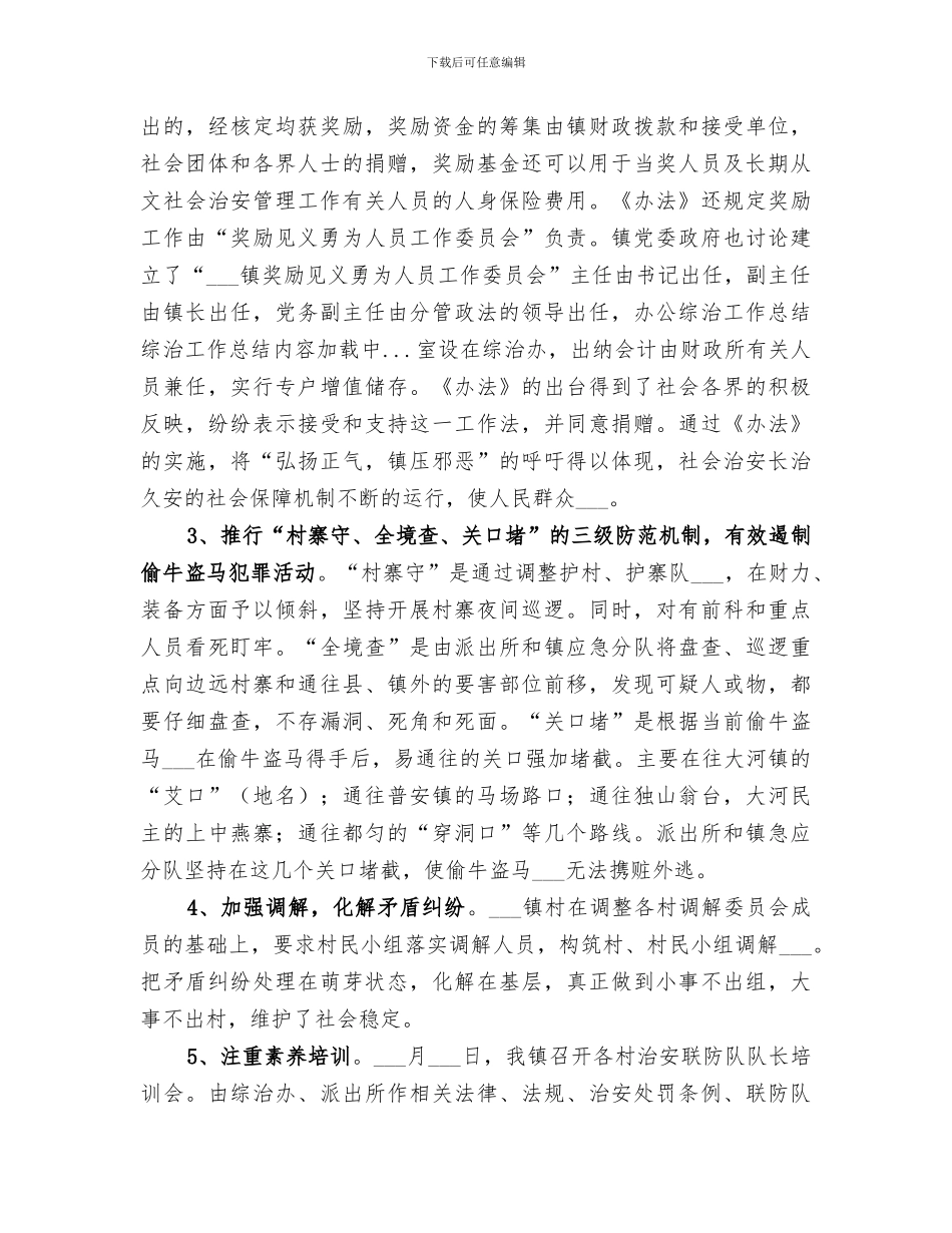 2024年综治工作总结范文_第3页