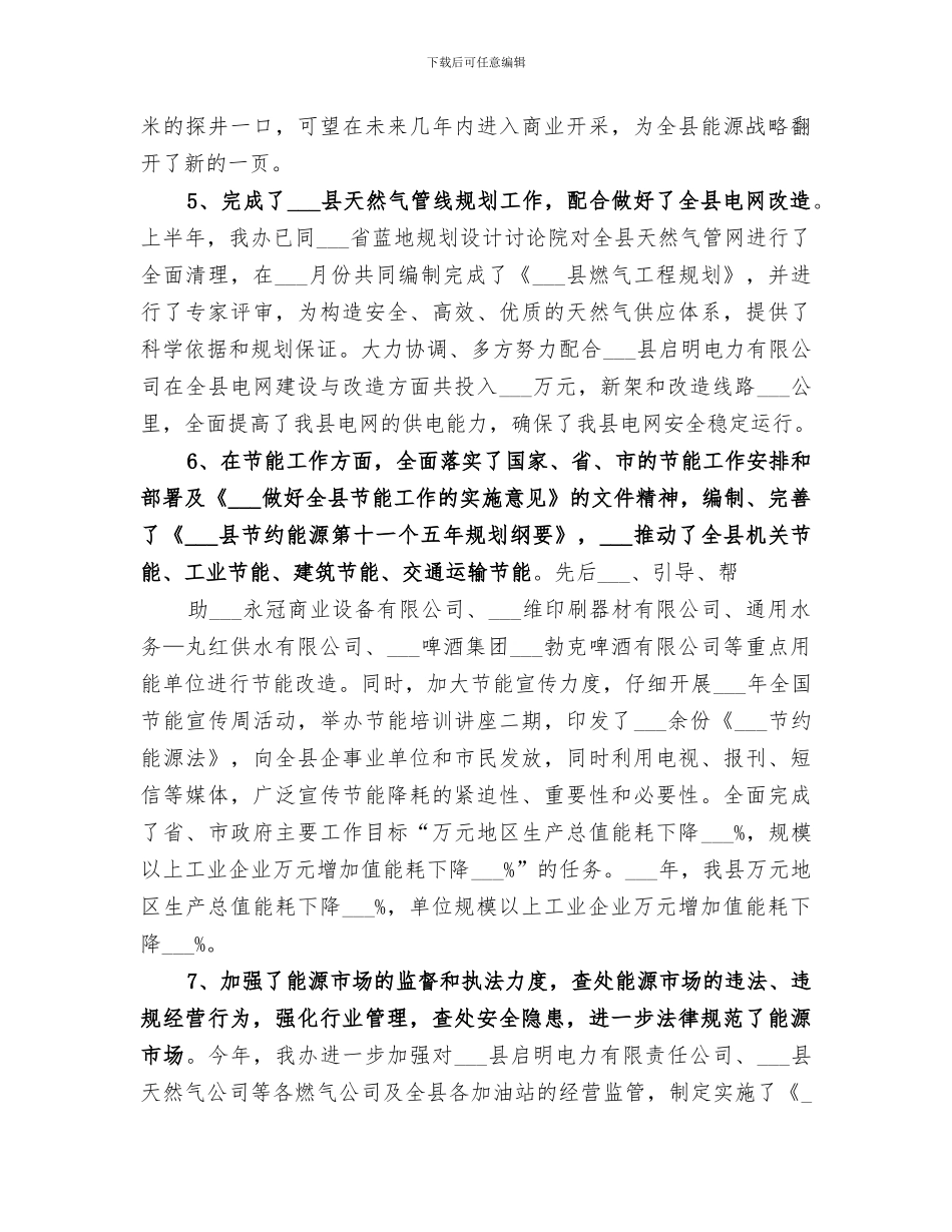 2024年能源办年度工作总结_第2页