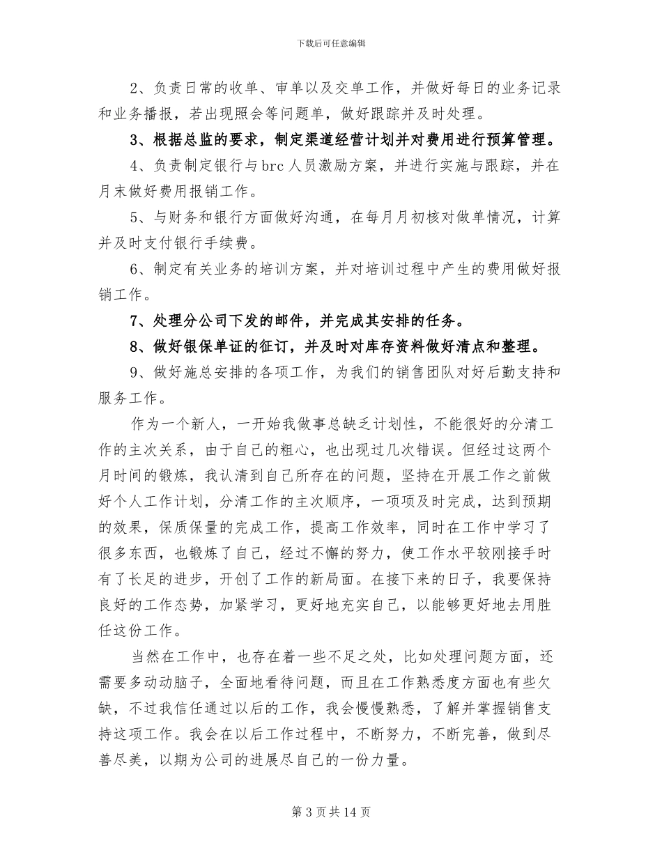 2024年营销总监个人工作总结及计划_第3页