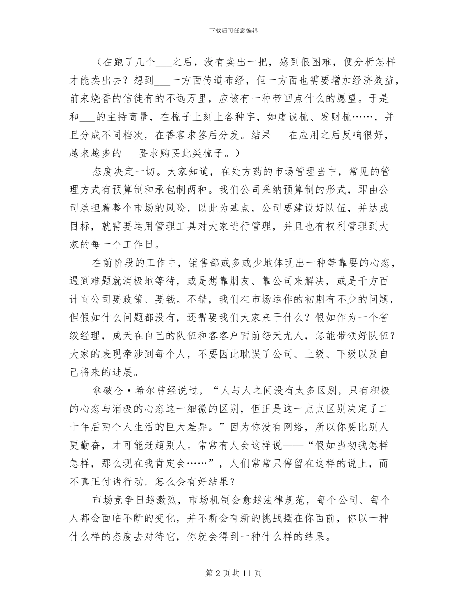 2024年营销总监销售工作小结_第2页