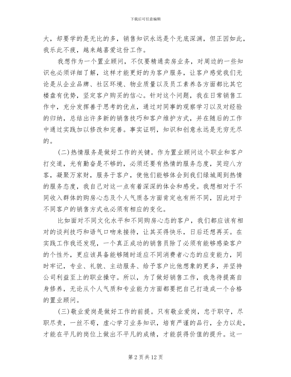 2024年营销策划个人工作总结范文_第2页