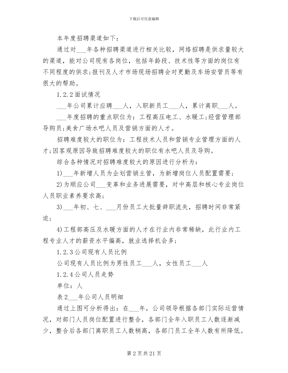 2024年行政人事部年终工作总结及工作计划_第2页