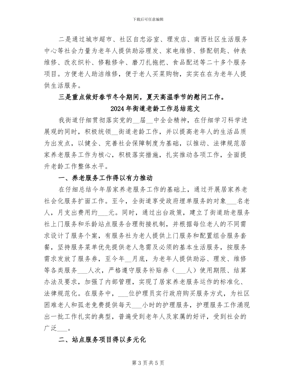 2024年街道老龄工作总结_第3页