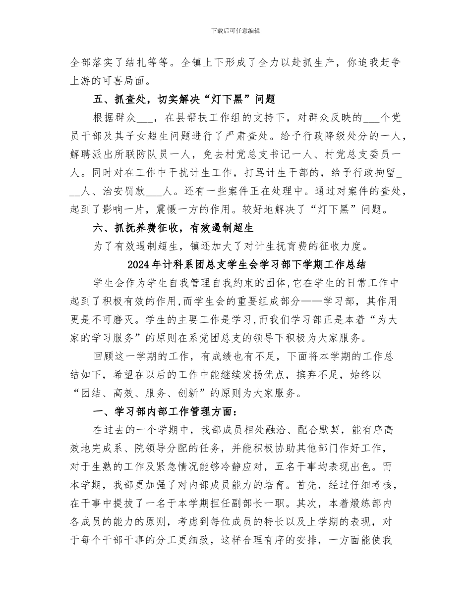 2024年计生集中服务工作总结_第3页