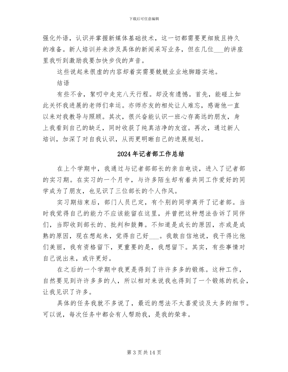 2024年记者试用期转正工作总结范文_第3页