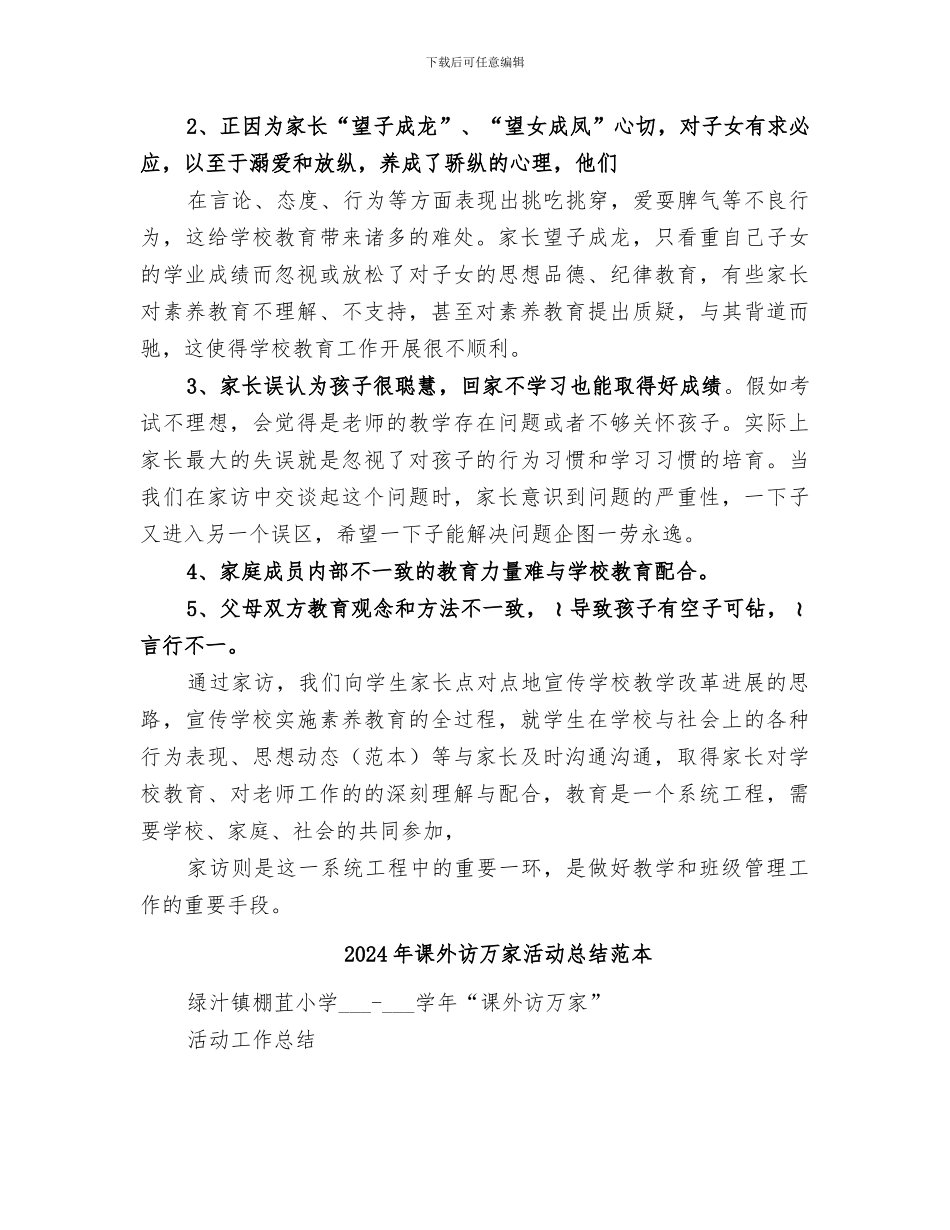 2024年课外访万家活动总结范文_第3页