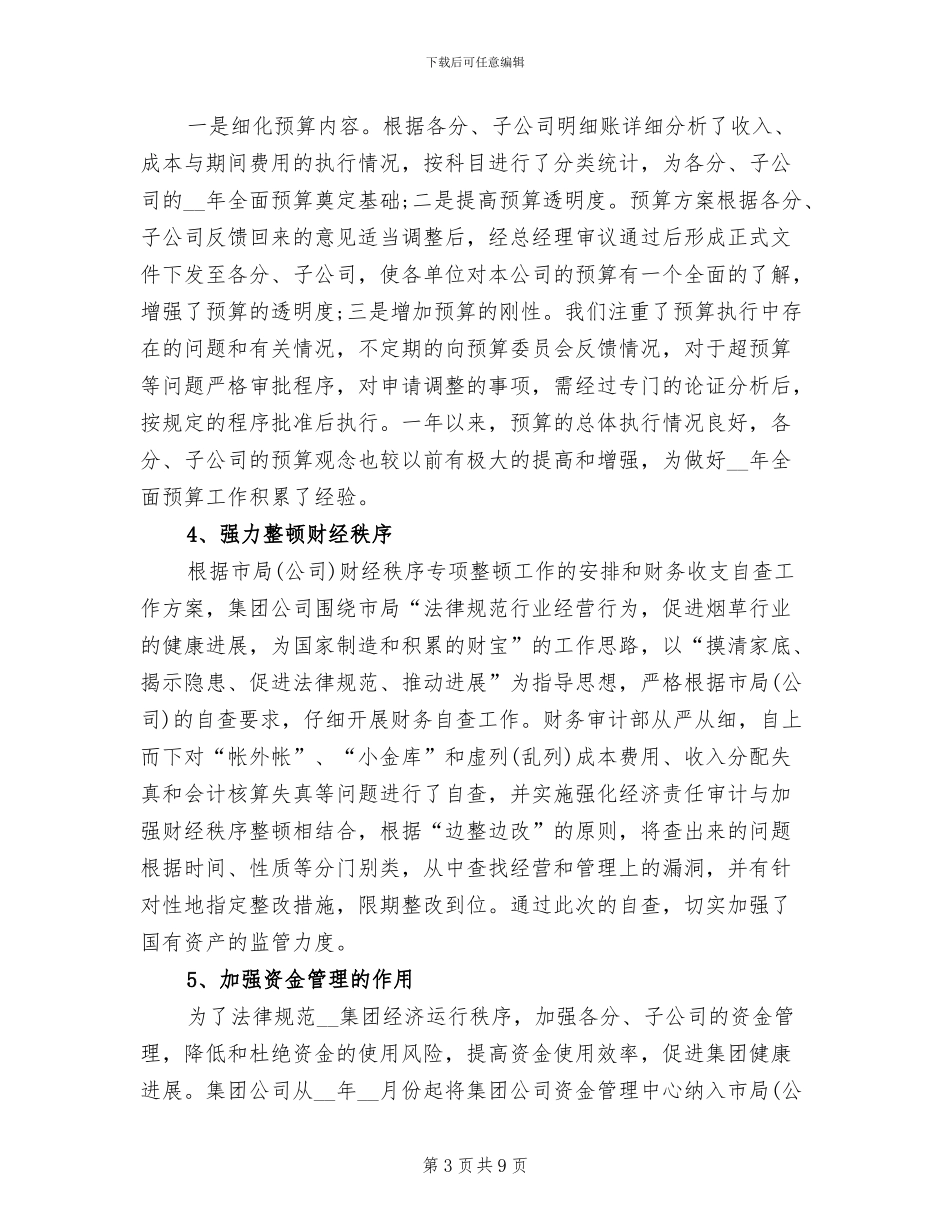 2024年财务审计年终工作总结范文_第3页