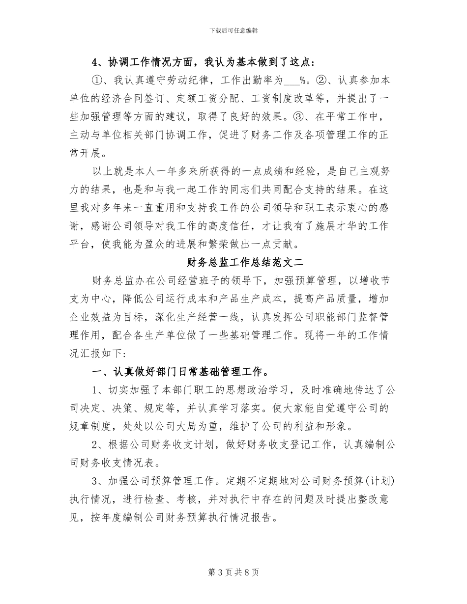 2024年财务总监工作总结_第3页
