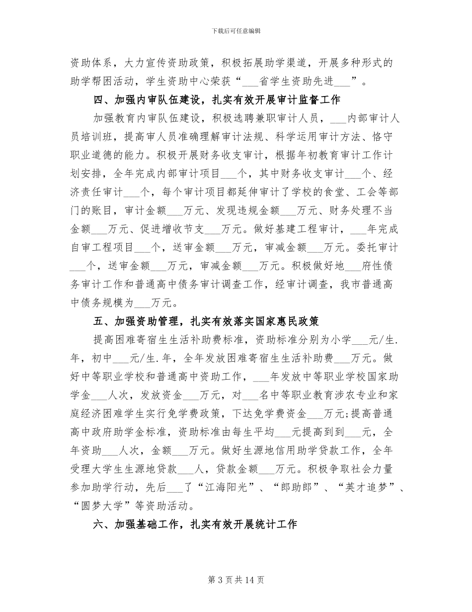 2024年财审科年度工作总结_第3页