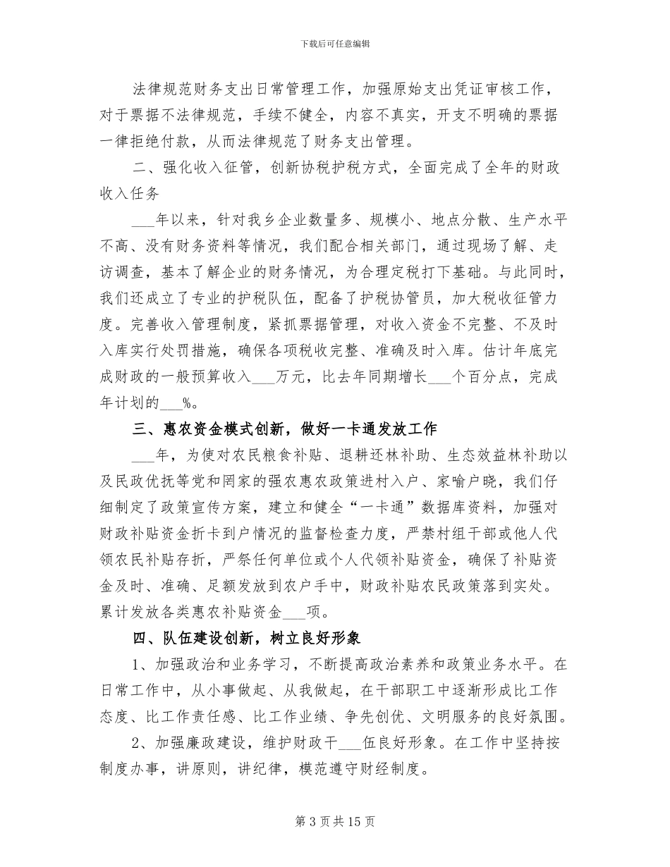 2024年财政所出纳年终总结_第3页