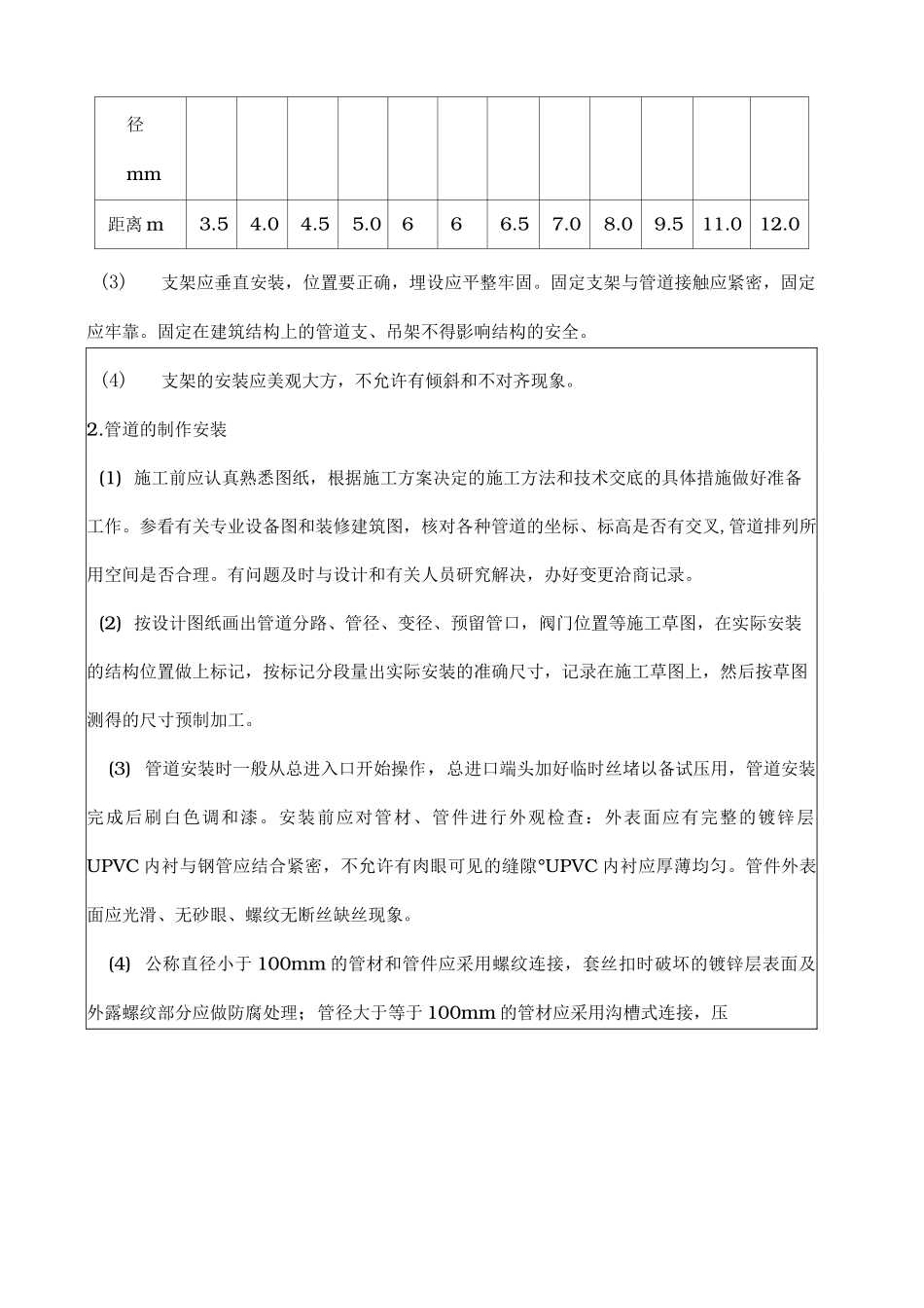 衬塑钢管给水管道安装技术交底大全_第3页