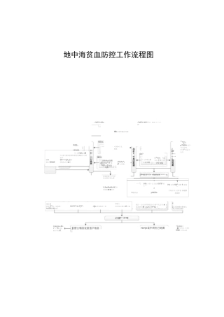 地中海贫血防控工作流程图