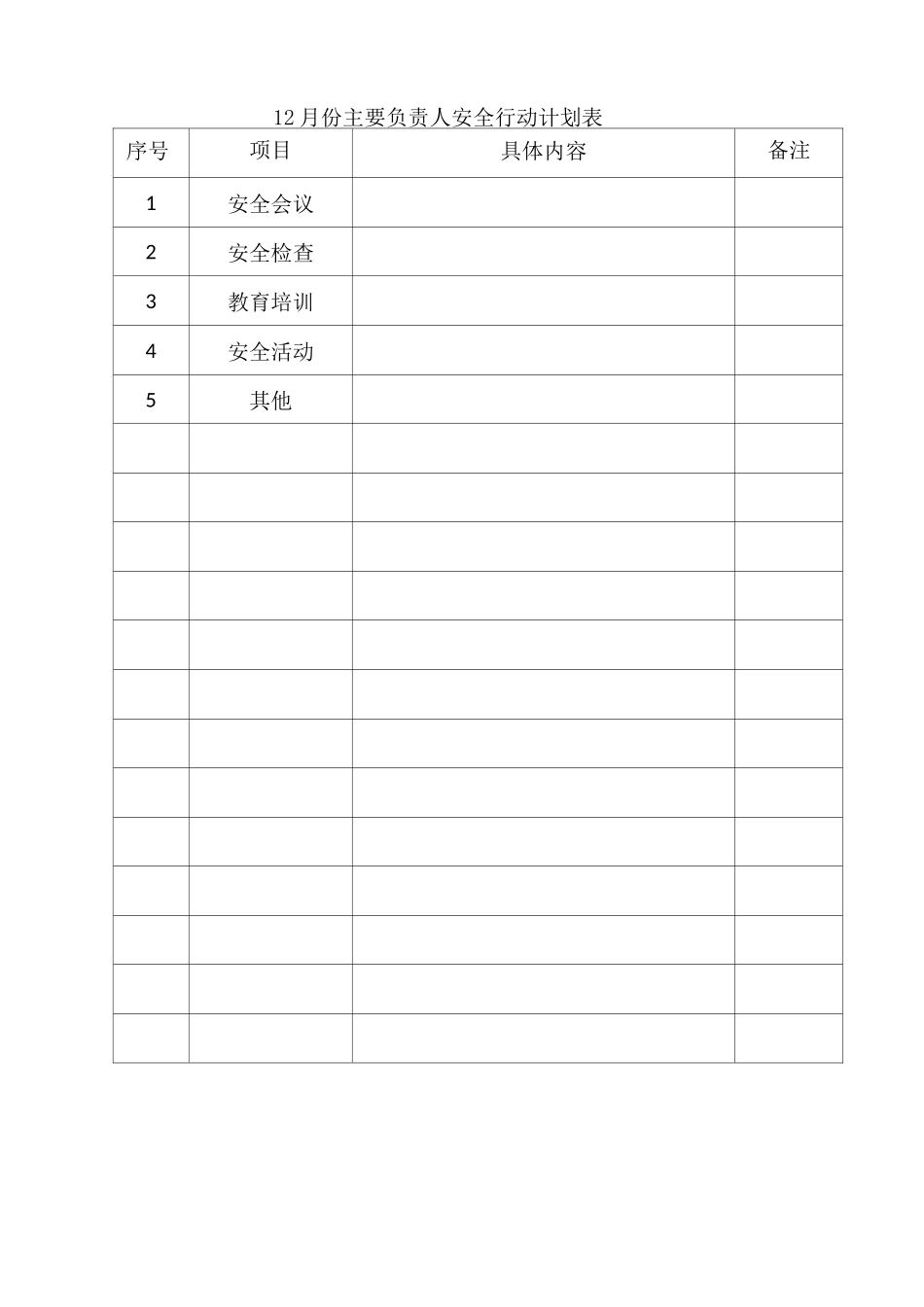 企业主要负责人安全行动计划_第3页