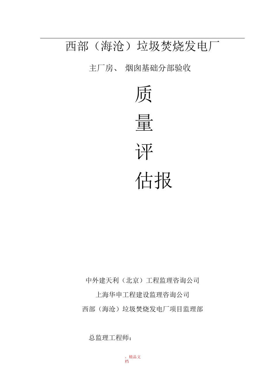 垃圾发电评估报告_第1页