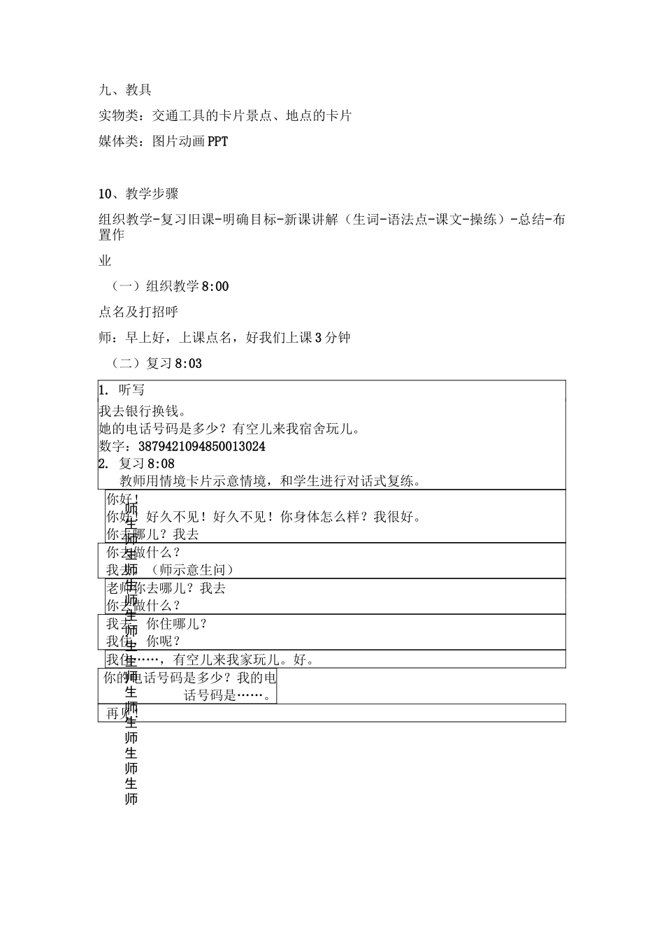 成功之路起步篇1第十二课教案_第2页