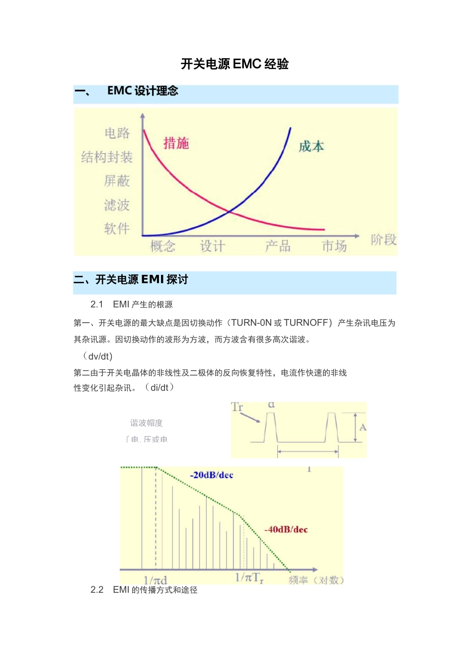 开关电源EMC经验知识_第1页