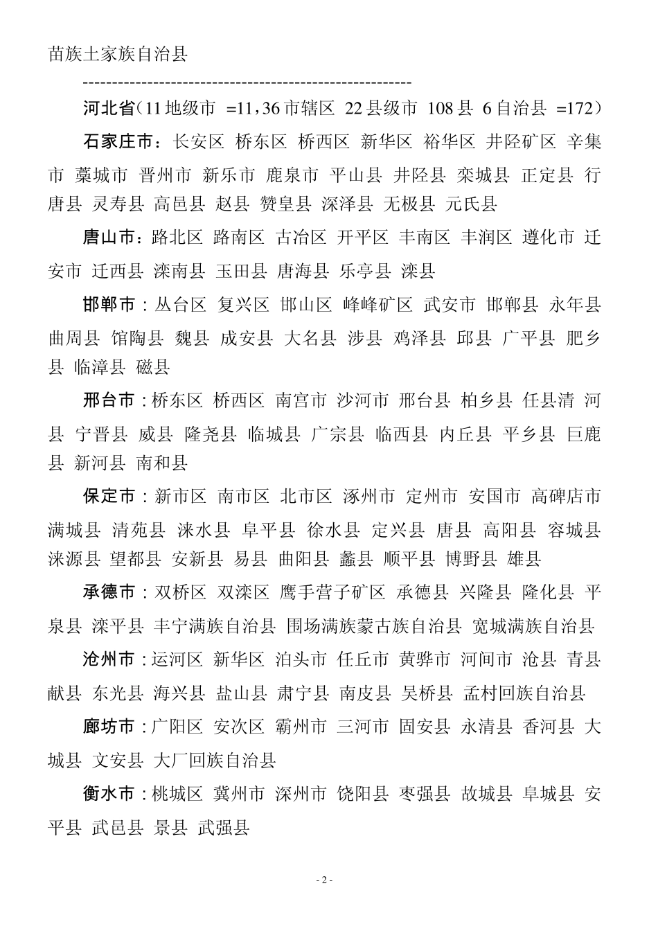 中国2013最新行政区划_第2页