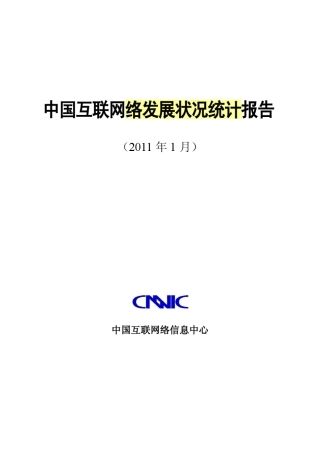 中国互联网发展报告